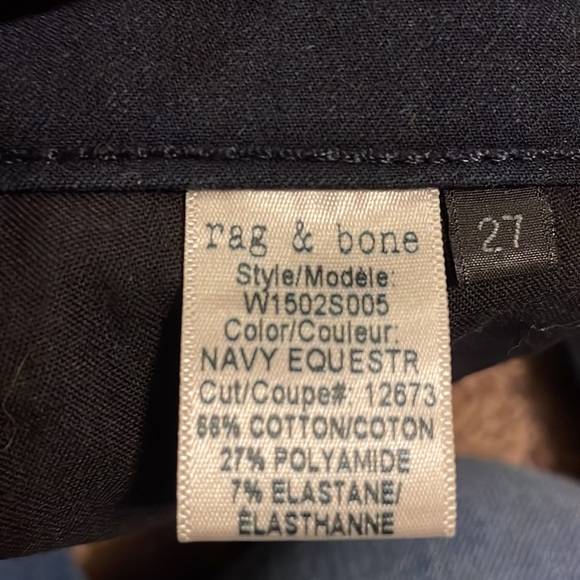 Rag & Bone navy pants - Picture 6 of 6